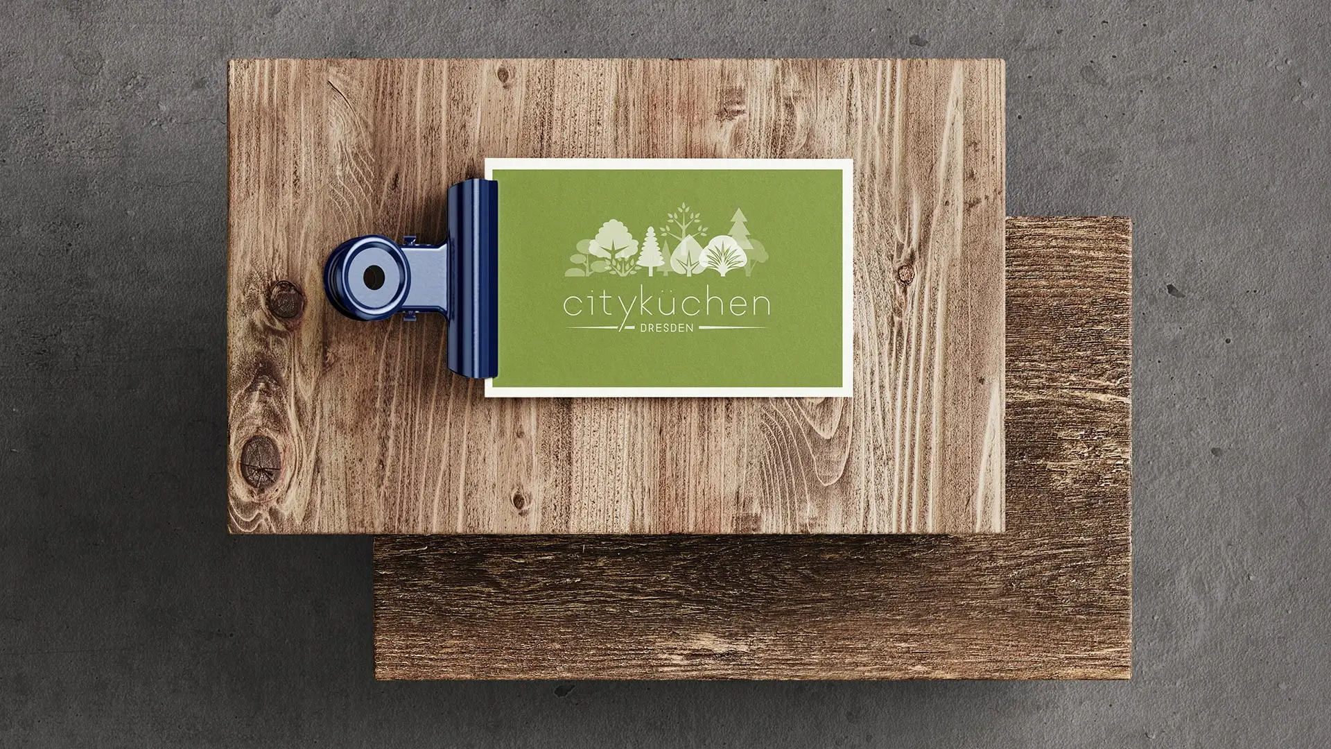 city kuechen dresden branding design