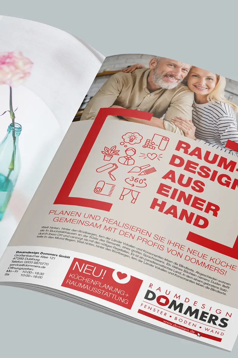 dommers mailing mockup innenseiten prospekt