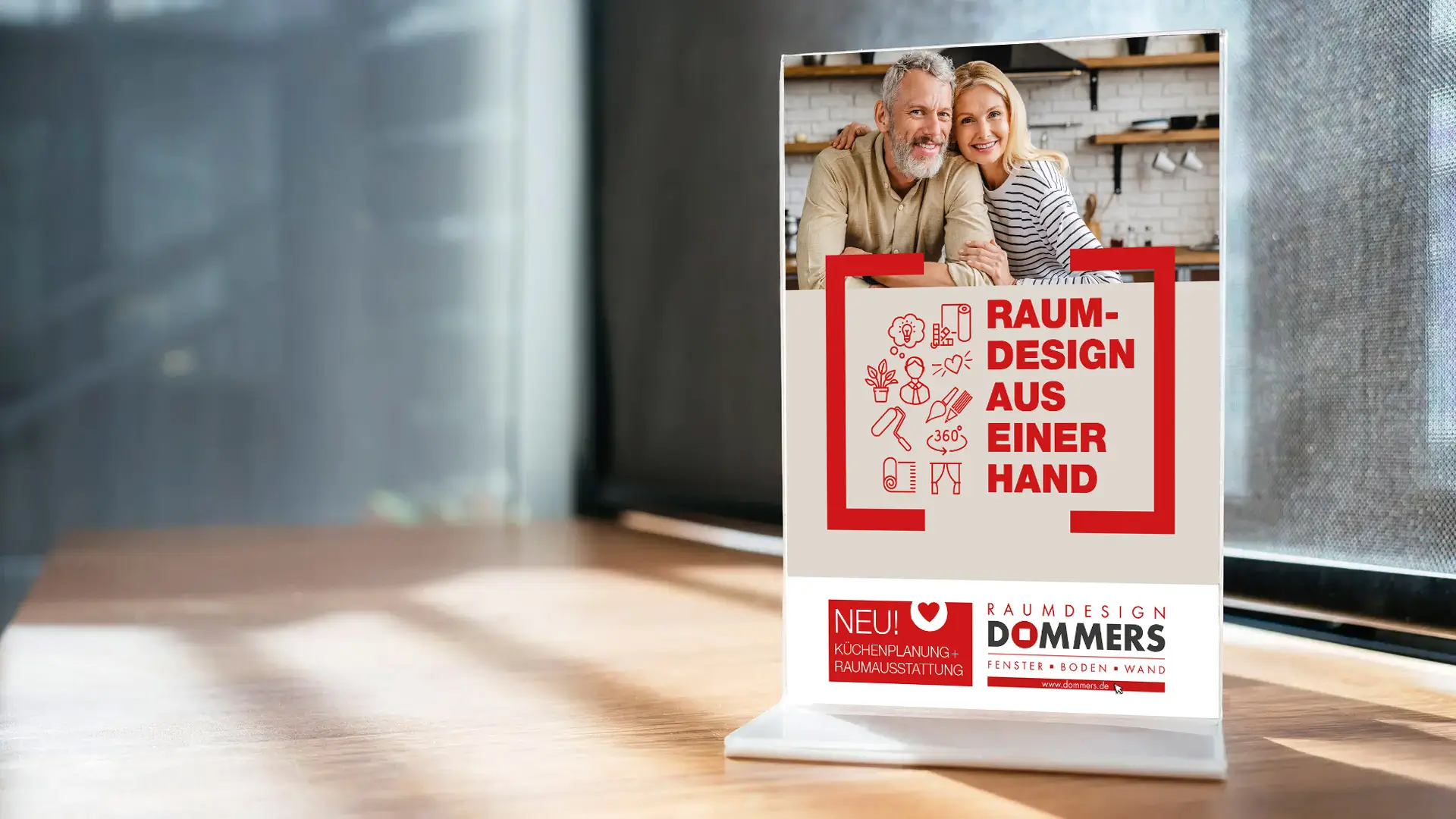 dommers werbemittel mockup plakat