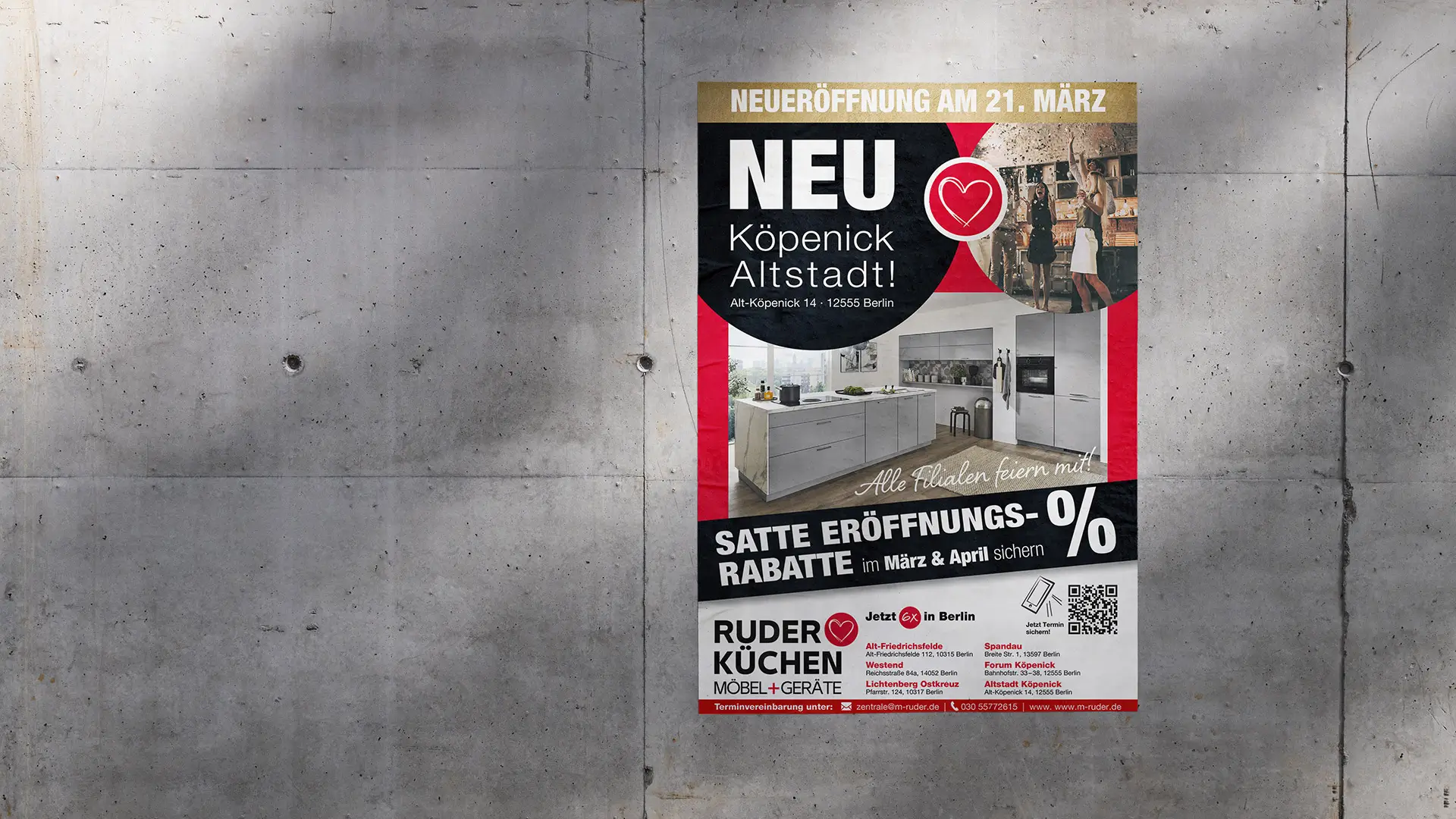 ruder kuechen anzeige werbemittel von flotho werbeagentur