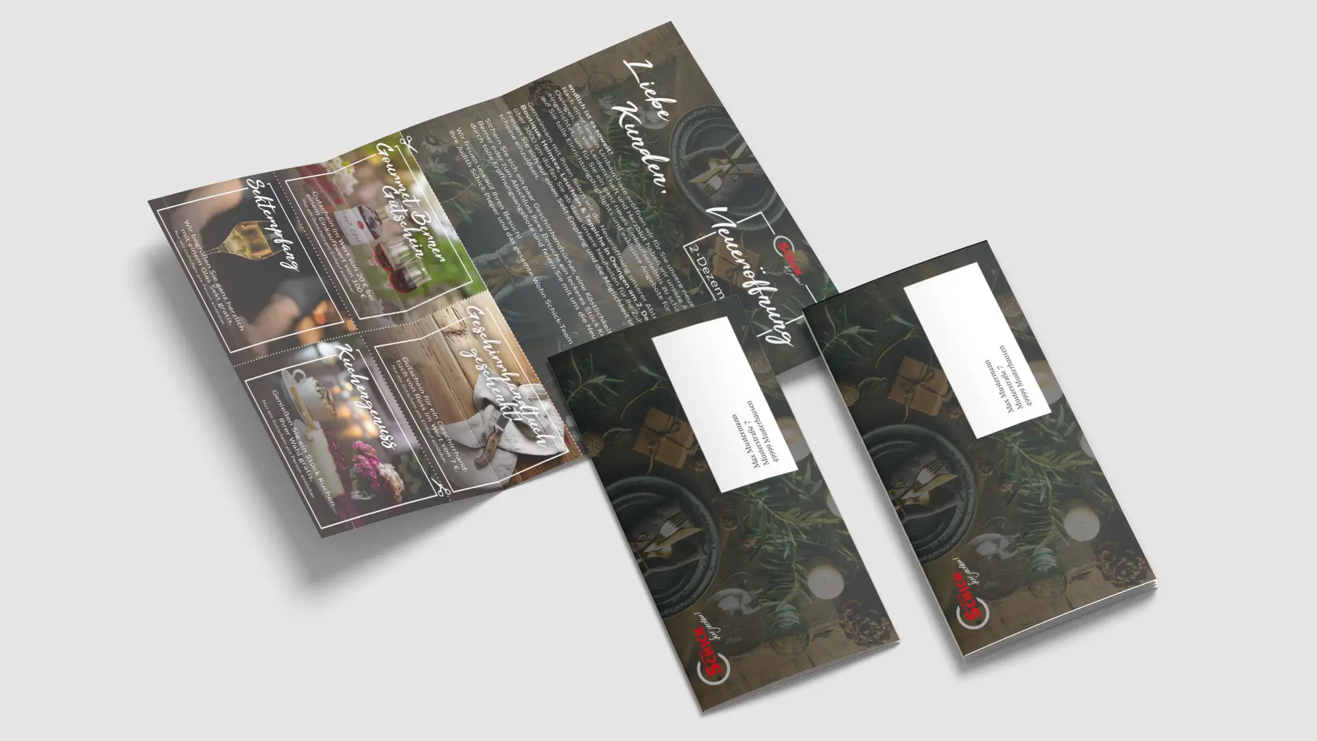 wohn schick mailing design flotho werbeagentur